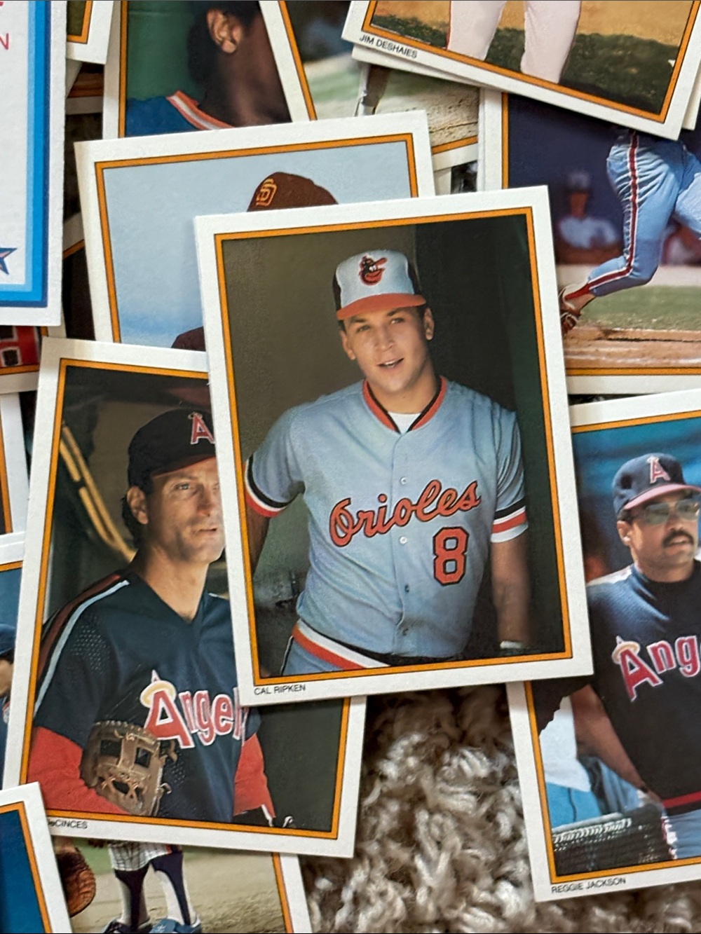 Topps 1987 ALL STAR SET Baseball Card Lot 60 CARDS - Picture 6 of 7